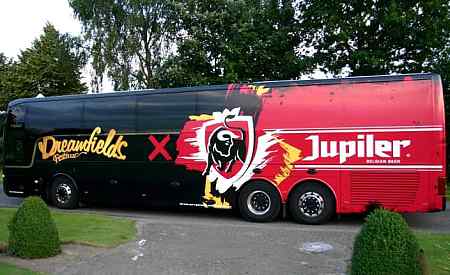 vipbus verhuur roadshow